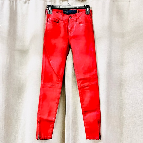 ✨NOTIFY✨Midrise Skinny Leather Pants - Picture 6 of 11